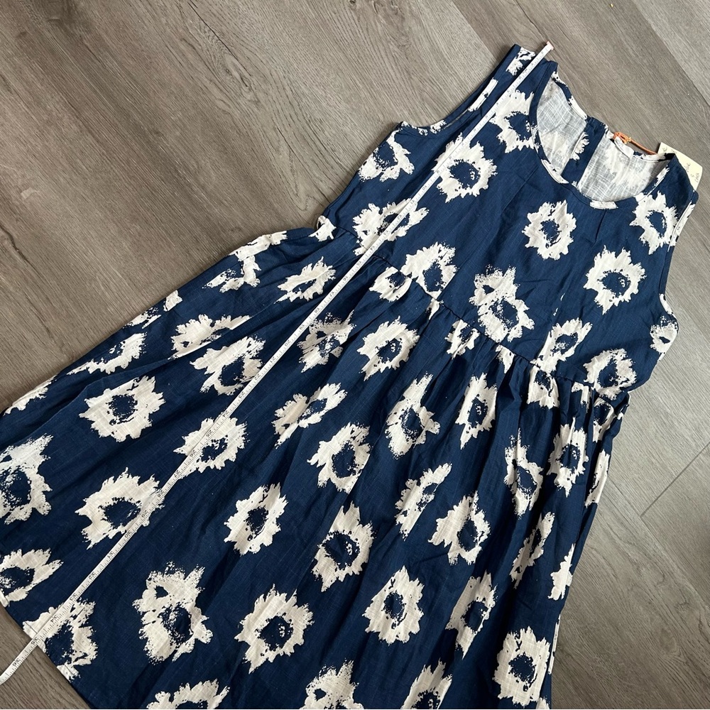 NWT th company raga women’s babydoll mini dress blue floral size small sample - Picture 10 of 11